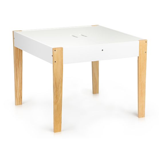 Dětský dřevěný stůl s židlemi Natural