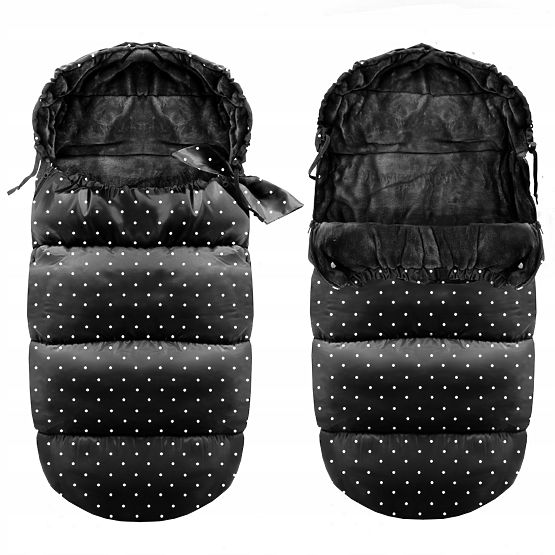 Dětský fusak Dots - černý