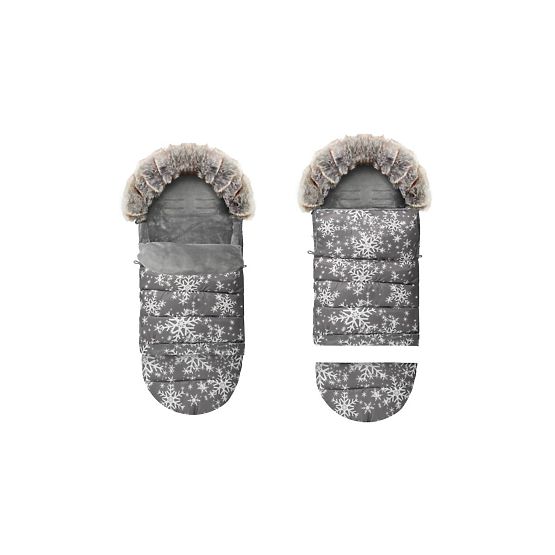 Dětský fusak s kožešinou - Snow 