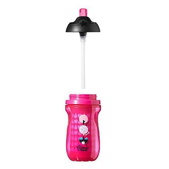 Dětský hrneček s brčkem Tommee Tippee Explora fialový Fialová