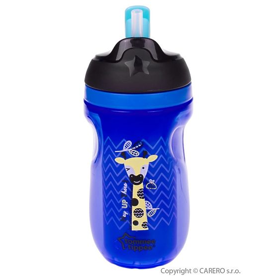 Dětský hrneček s brčkem Tommee Tippee Explora modrý