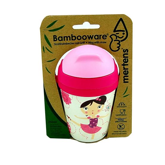 Dětský hrníček s brčkem Baletka