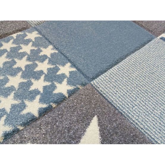 Dětský koberc STARWALK modrý