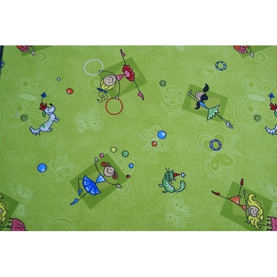 Dětský koberec - Baletky GREEN