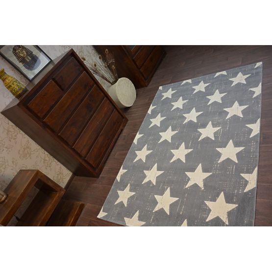 Dětský koberec Bílé hvězdy