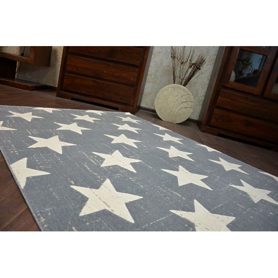 Dětský koberec Bílé hvězdy