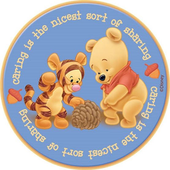 Dětský koberec Medvídek Pú BABY 407 rozměr 140x140