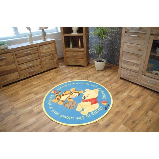 Dětský koberec Medvídek Pú BABY 407 rozměr 140x140
