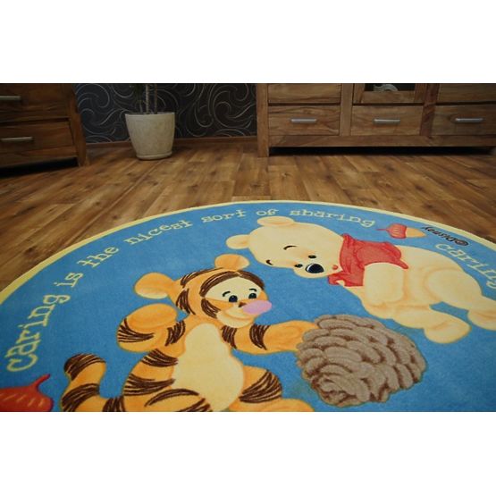 Dětský koberec Medvídek Pú BABY 407 rozměr 140x140