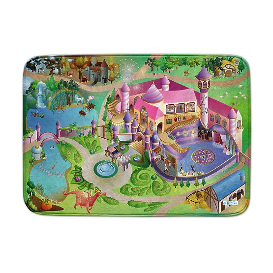 Dětský koberec na hraní Soft Zámek