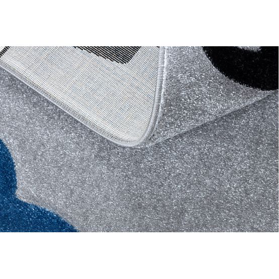 Dětský koberec PETIT - Dopravní prostředky - šedý