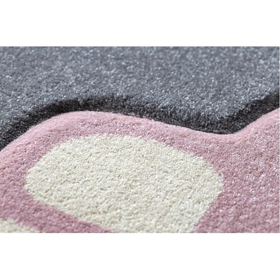 Dětský koberec PETIT - Dopravní prostředky - šedý