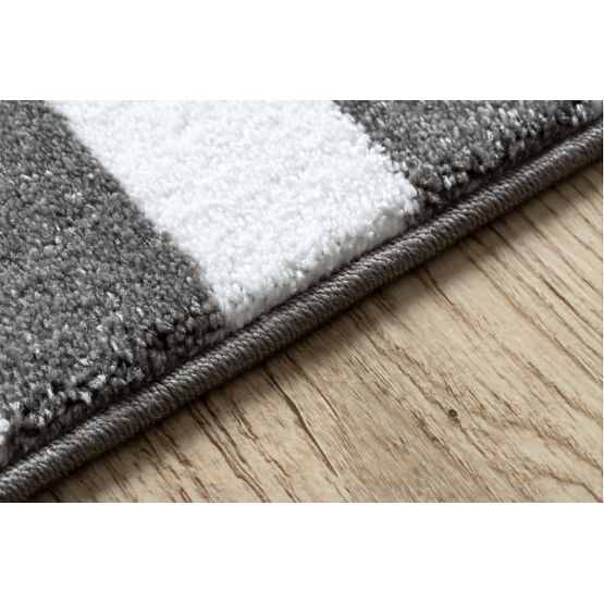 Dětský koberec PETIT - Ptáčci - šedo-bílý