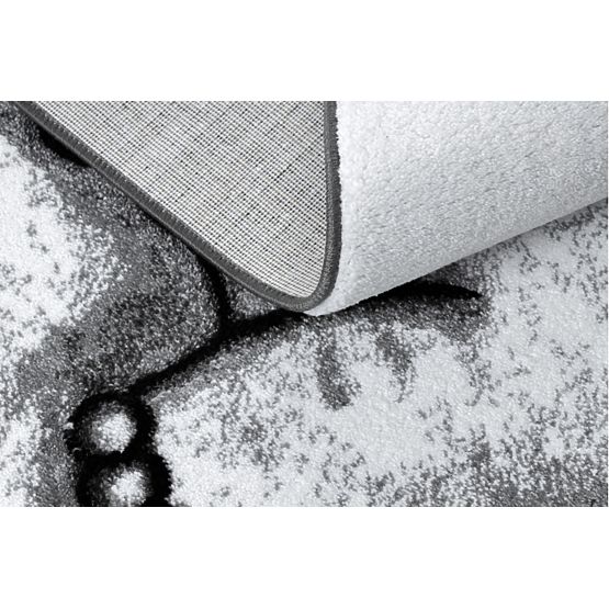 Dětský koberec PETIT - Sloník - šedo-bílý