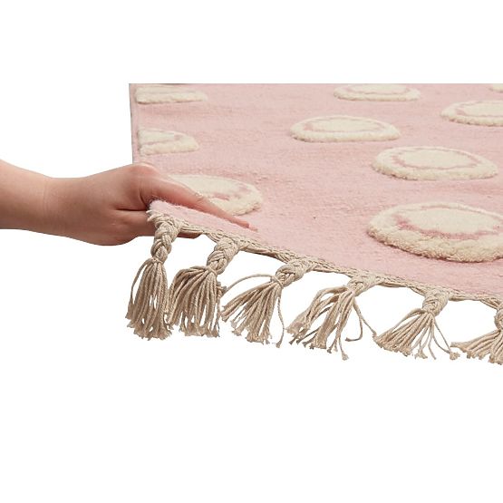 Dětský koberec Ring - růžový