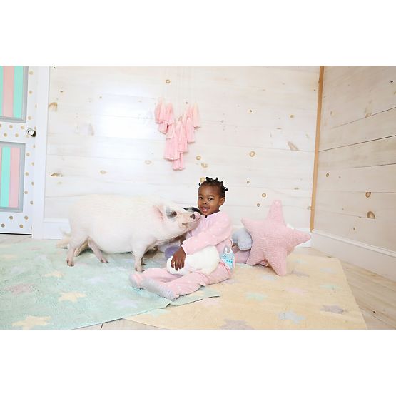 Dětský koberec s hvězdami Tricolor Stars - Soft Mint 