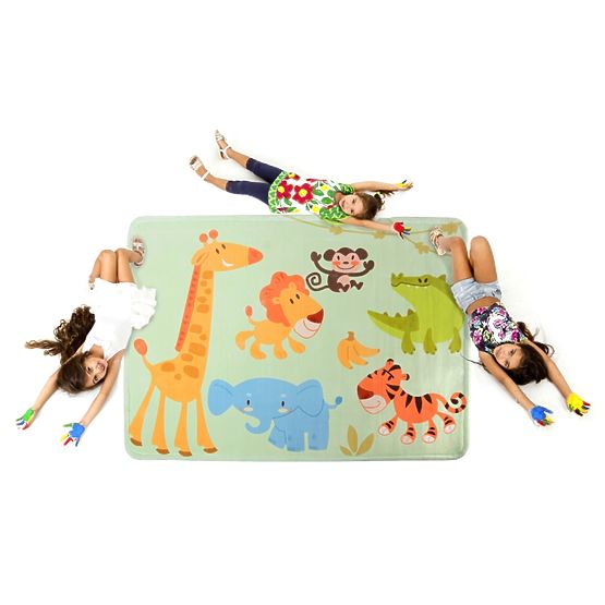 Dětský koberec SOFT SAVANNA