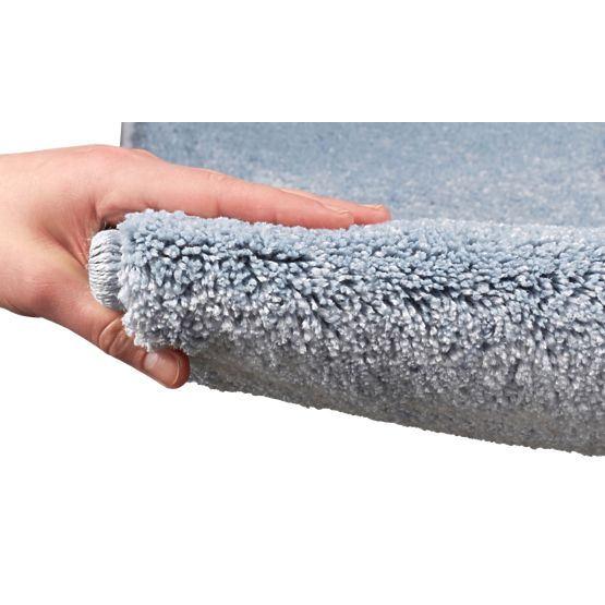 Dětský koberec STAR modrá/stříbrná-šedá