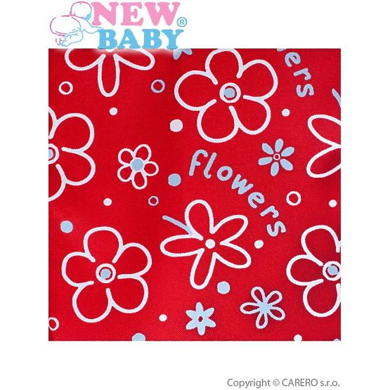 Dětský kočárek pro panenky 2v1 New Baby Monika červený