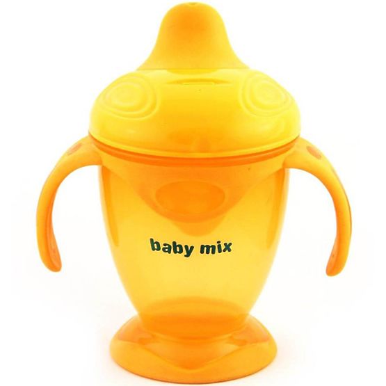 Dětský kouzelný hrneček Baby Mix 200 ml  oranžový