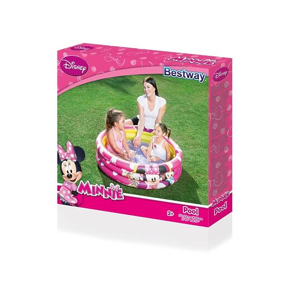 Dětský nafukovací bazén Bestway Minnie 102x25 cm Růžová