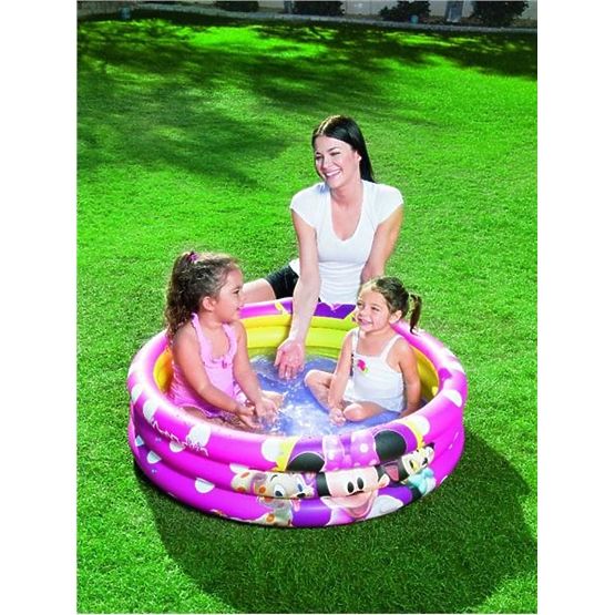 Dětský nafukovací bazén Bestway Minnie 102x25 cm Růžová