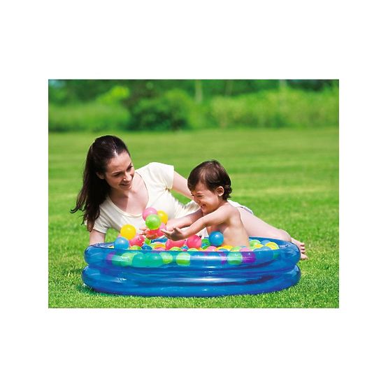 Dětský nafukovací bazén Bestway s míčky modrý