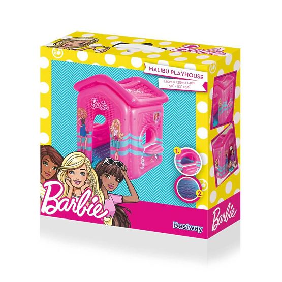 Dětský nafukovací domeček Bestway Barbie Růžová