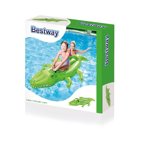 Dětský nafukovací krokodýl do vody Bestway Zelená