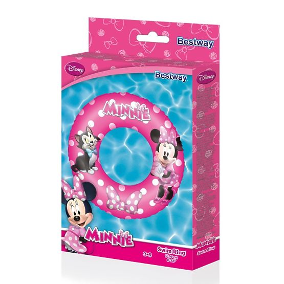 Dětský nafukovací kruh Bestway Minnie Růžová