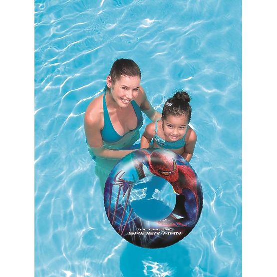 Dětský nafukovací kruh Bestway Spider-Man Modrá