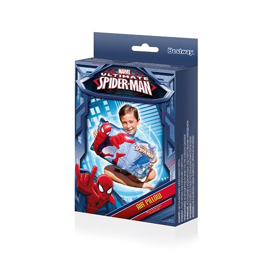 Dětský nafukovací polštářek Bestway Spiderman Modrá