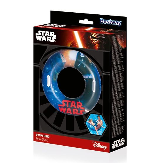 Dětský nafukovací velký kruh Bestway Star Wars Modrá
