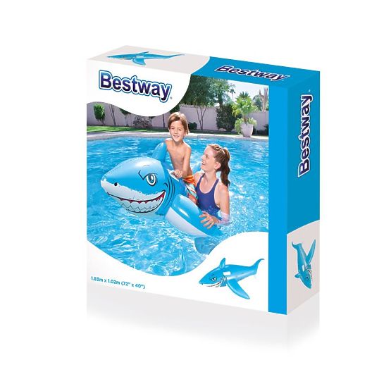 Dětský nafukovací žralok do vody Bestway Modrá