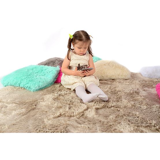 Dětský plyšový koberec Cappuccino