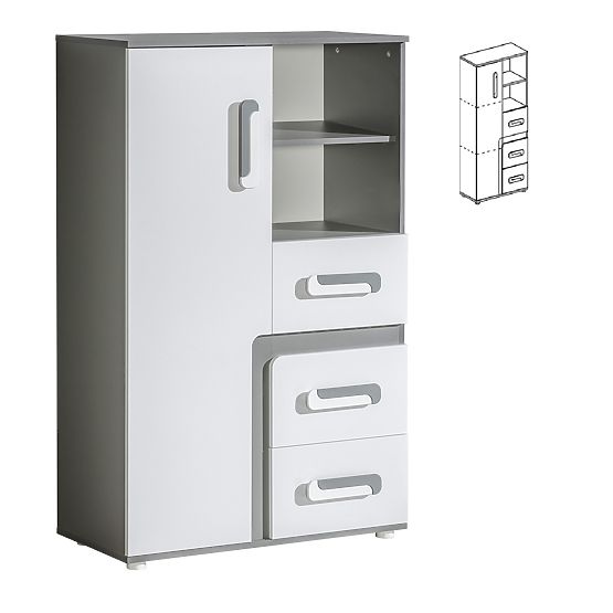 Dětský pokoj Apolo - šedý