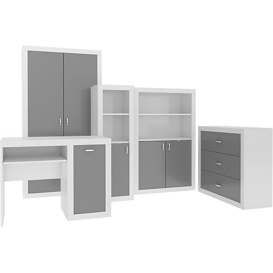 Dětský pokoj Filip - bílo-šedý