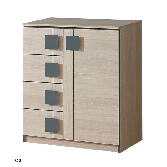 Dětský pokoj Gumi - Šedá