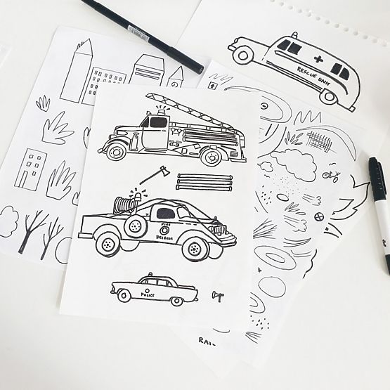 Dětský polštářek Na cestě