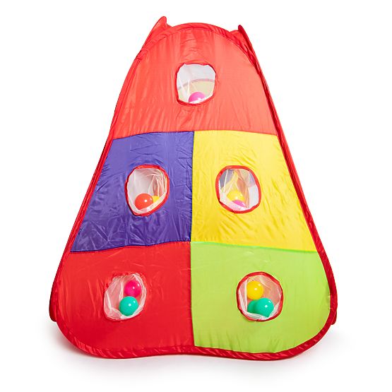 Dětský stan s tunelem a bazénkem 