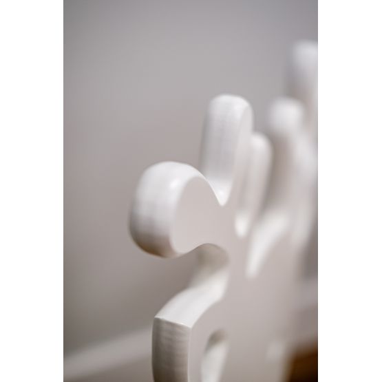 Dětský stůl s židlemi - Jelen - bílý 