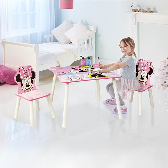 Dětský stůl s židlemi Minnie Mouse