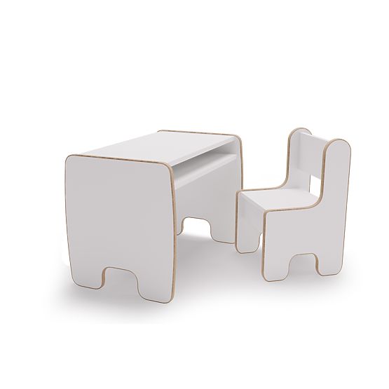 dětský stůl Timi + židlička MDF barva bílá