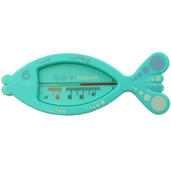 Dětský teploměr do vaničky Baby Mix Rybička mint Zelená