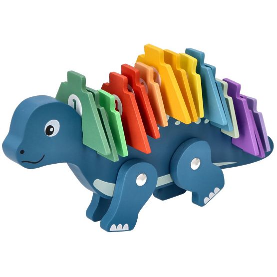 Dinosaurus s číselnými puzzlemi