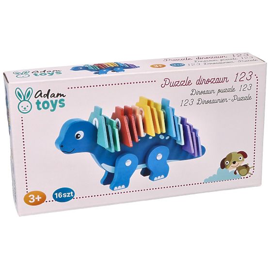 Dinosaurus s číselnými puzzlemi