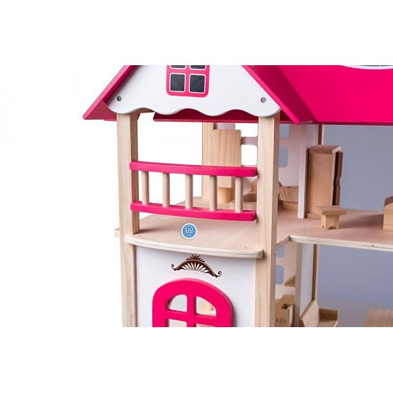 Domeček pro panenky Anna-Marie s nábytkem