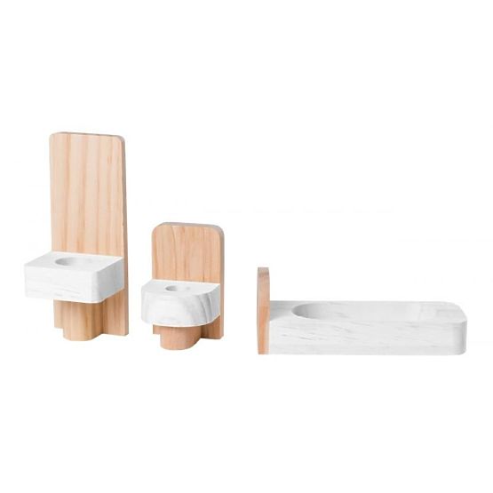 Domeček pro panenky Anna-Marie s nábytkem