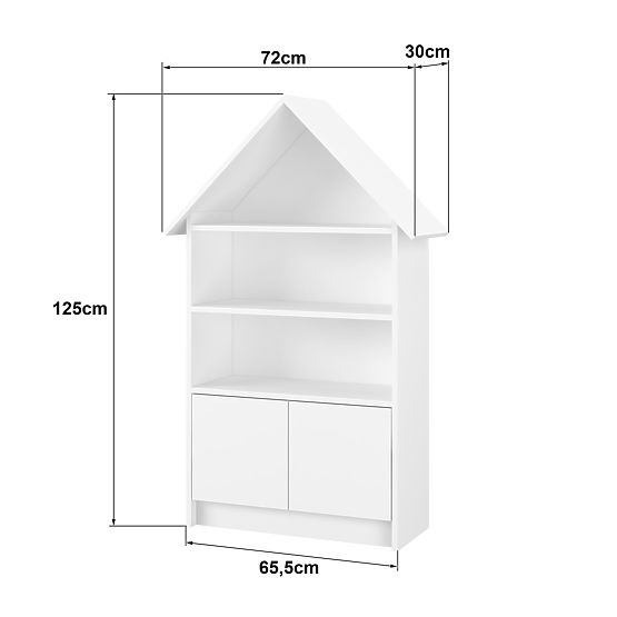 Domečkový regál Mimoni