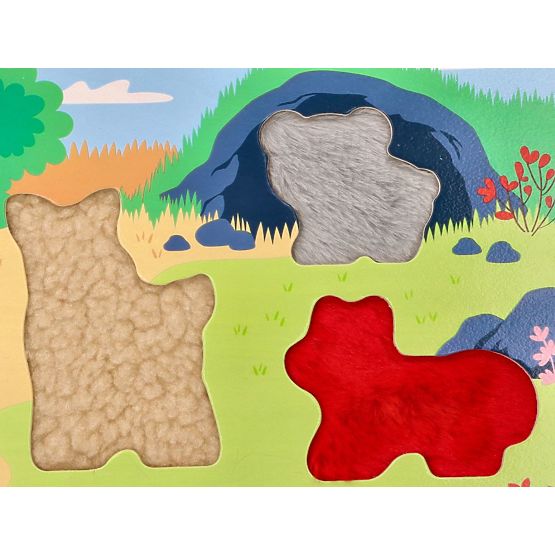 Dotyková skládačka 3D Lesní zvířata